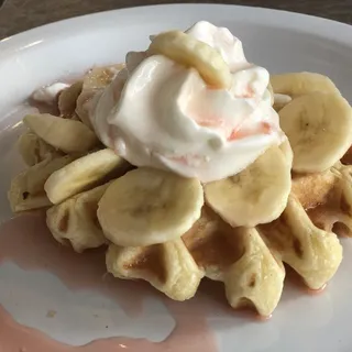 Strawberry Banana Waffle