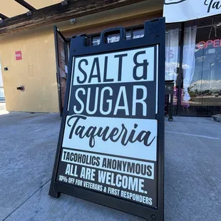 Salt &amp; Sugar Taqueria NOW OPEN!