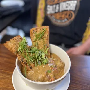 Shrimp Étouffée &amp; Shrimp Toast