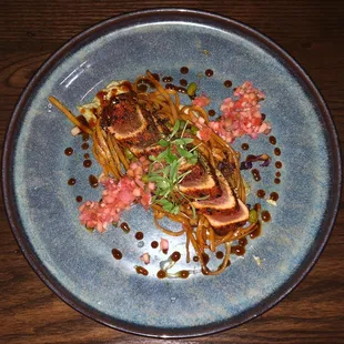 Seared Tuna Udon Noodle