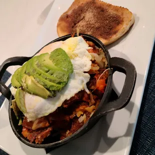 Avocado Bacon Hash Skillet