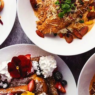 variety of breakfast foods