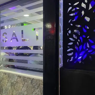 he entrance to the restaurant