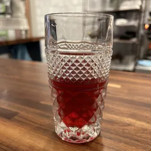 Blueberry hibiscus iced tea