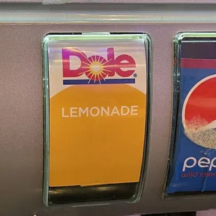 ... fresh squeezed lemonade by Dole?
