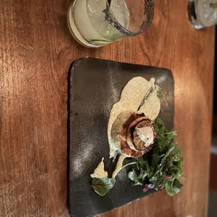 Salt and Charcoal Crab Cake