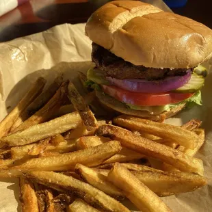 Burger &amp; fries