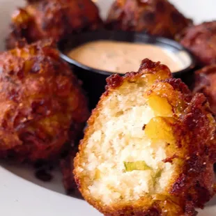 2022.12.16. Jalapeno &amp; Corn Hushpuppies $7.50 @ Salt Cracker Fish Camp