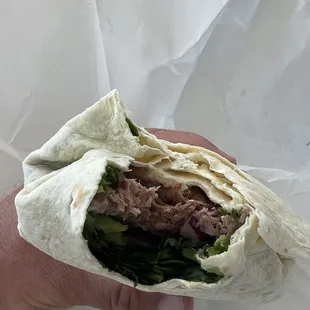 Roast beef wrap