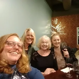 Wine tasting and listening to Cheryl Silverstein