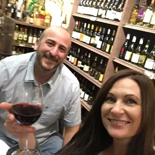 Enjoying another fun night with our wonderful hosts!!!!   Tonight is an awesome Zin flight. All DELICIOUS!!!