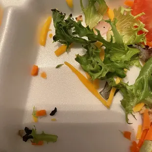 a salad in a container