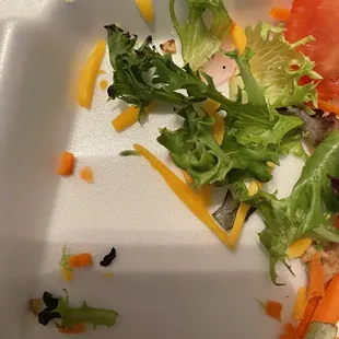 a salad in a container