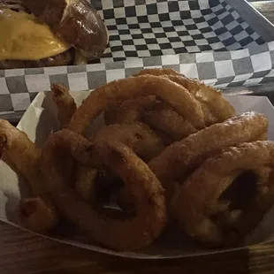 Beer bartered onion rings
