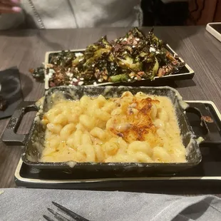 Brussels Sprouts Truffle Mac