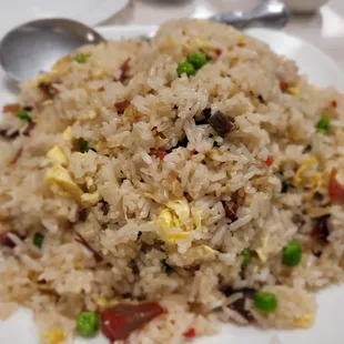 Dinner @Salt Lake Chinese Restaurant; 11/22/2022. Char Siu Fried Rice.