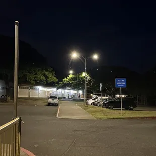 Front entrance in early am