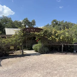 the entrance to salt lick