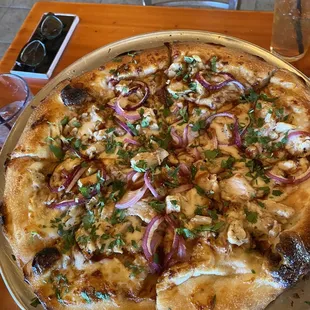 Bbq chicken pizza was great