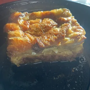 Chocolate Croissant Bread Pudding