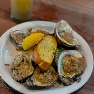 Grilled Garlic Parm Oysters