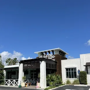 Outside