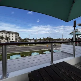 View from second level towards the beach