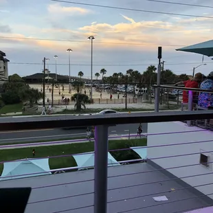 Just a little bit of the view from the rooftop seating area.