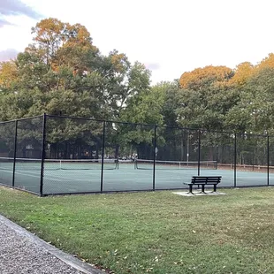 Another view of Salt Marsh Point Park tennis courts
