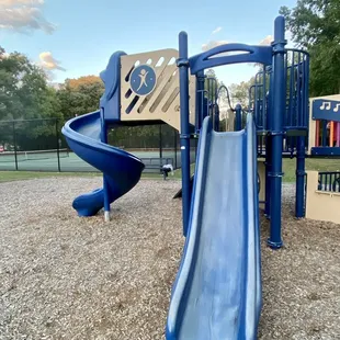 One of the two larger slides