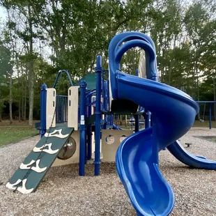One of the two larger slides and a climbing option