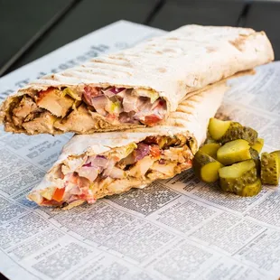 Tzatziki Chicken Wrap