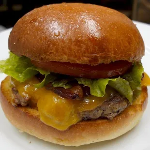 House Burger on Brioche