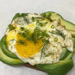 Avocado and Egg Toast (Very popular)
