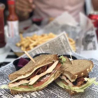 Grilled Chicken Club Sandwich