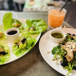 Pork Belly  Grilled pear salad