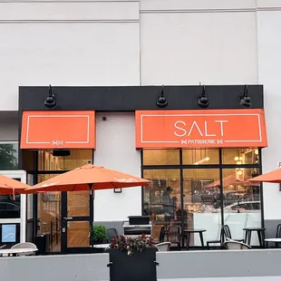 the outside of a salt patisserie