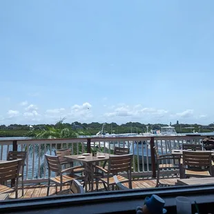 outside