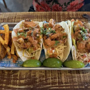 Wild Caught Shrimp Tacos