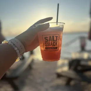 Strawberry Salt Shack House Margarita - strawberry