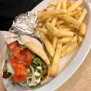 Gyro and fries - $9.99