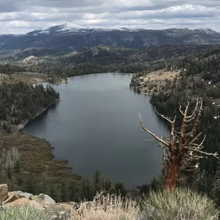 View of reservoir from above. At least 8000 elevation