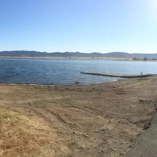 Nice clean beach area. Two docks. Wear water shoes.