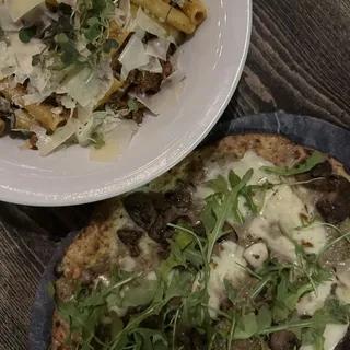 Wild Mushroom Truffle Flatbread