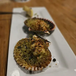Grilled Peruvian scallops