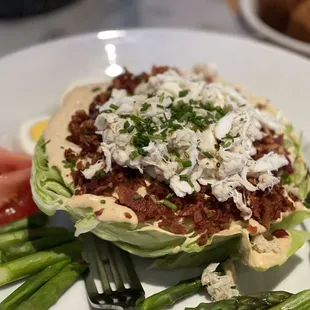 Crab Louie wedge salad