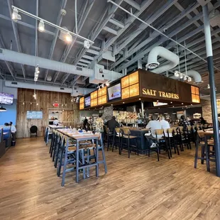 the interior of a restaurant