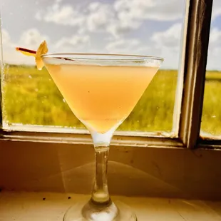 Pear ginger martini