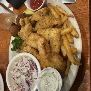 Shrimp and Fish Combo Platter