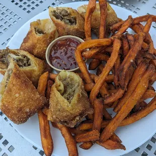 Brisket egg rolls